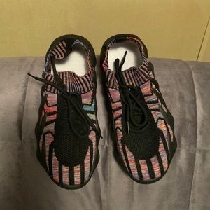 Mixed color sneakers